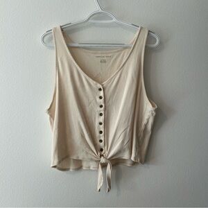 American Eagle AEO beige tank top